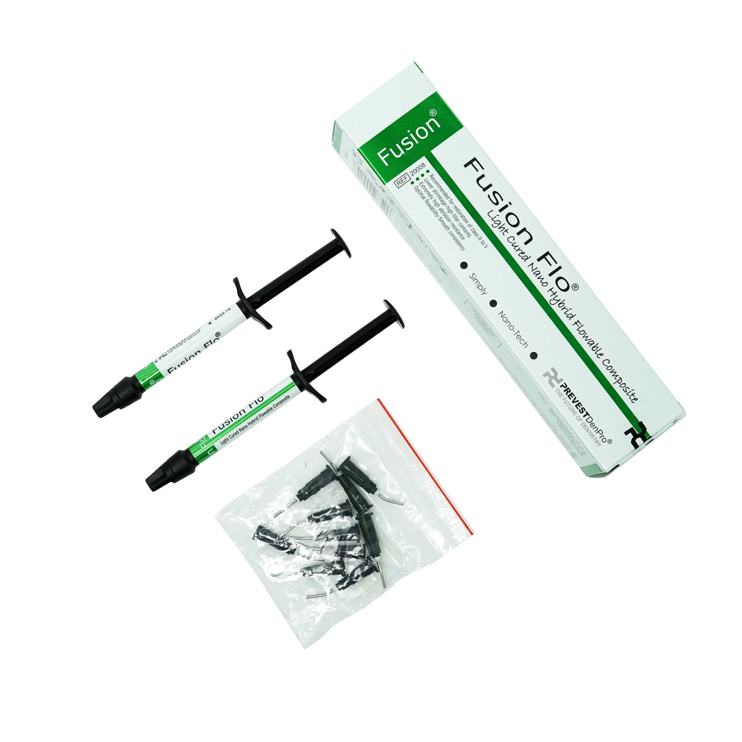 Prevest Denpro Fusion Flow Dental Flowable Composite 2x2gm Syringe